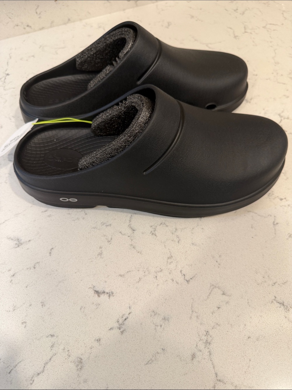 Men's Black Slip-On Clog with Cushioned Lining